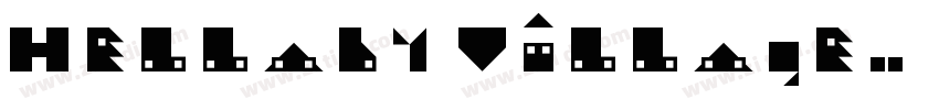 Hellaby Village字体转换